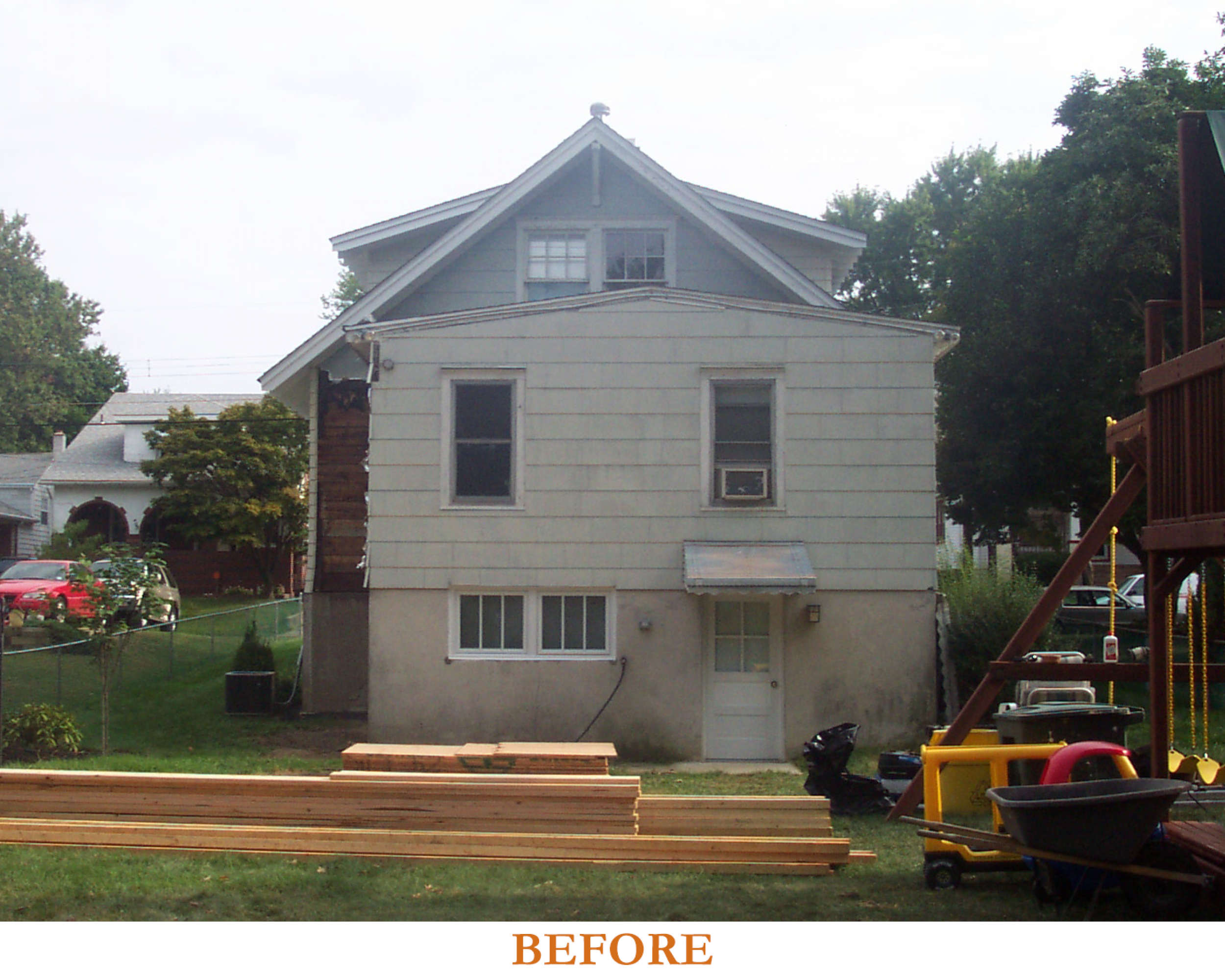 Bungalow back before